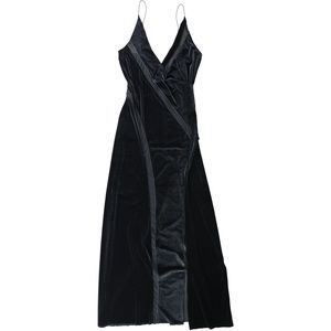 Free People Spliced Velvet Maxi Dress